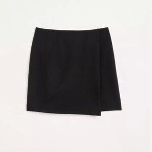 Loft Versa Crepe Drape Mini Wrap Skirt